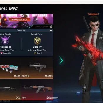 Blood Strike Accounts Others ASIA|2 Limited Gun: RPK & Origin-12|8 Ultra Gun|Ultra Zero - Agent Zero|Check SS BS2681B