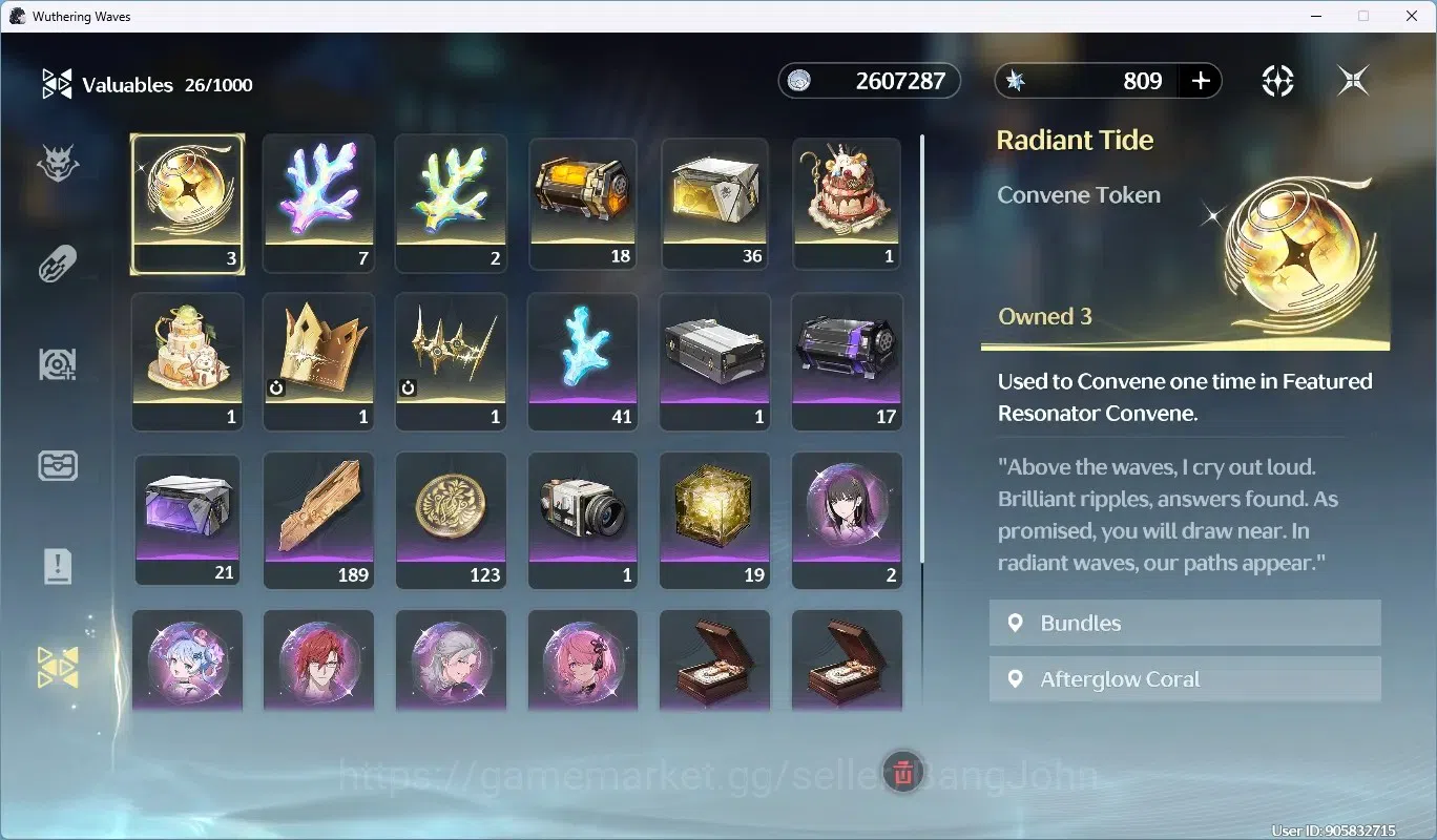 Wuthering Waves Accounts SEA|UL 38|Rank4|3 Char Limited [Phoebe,Zani,Rebecc image 10