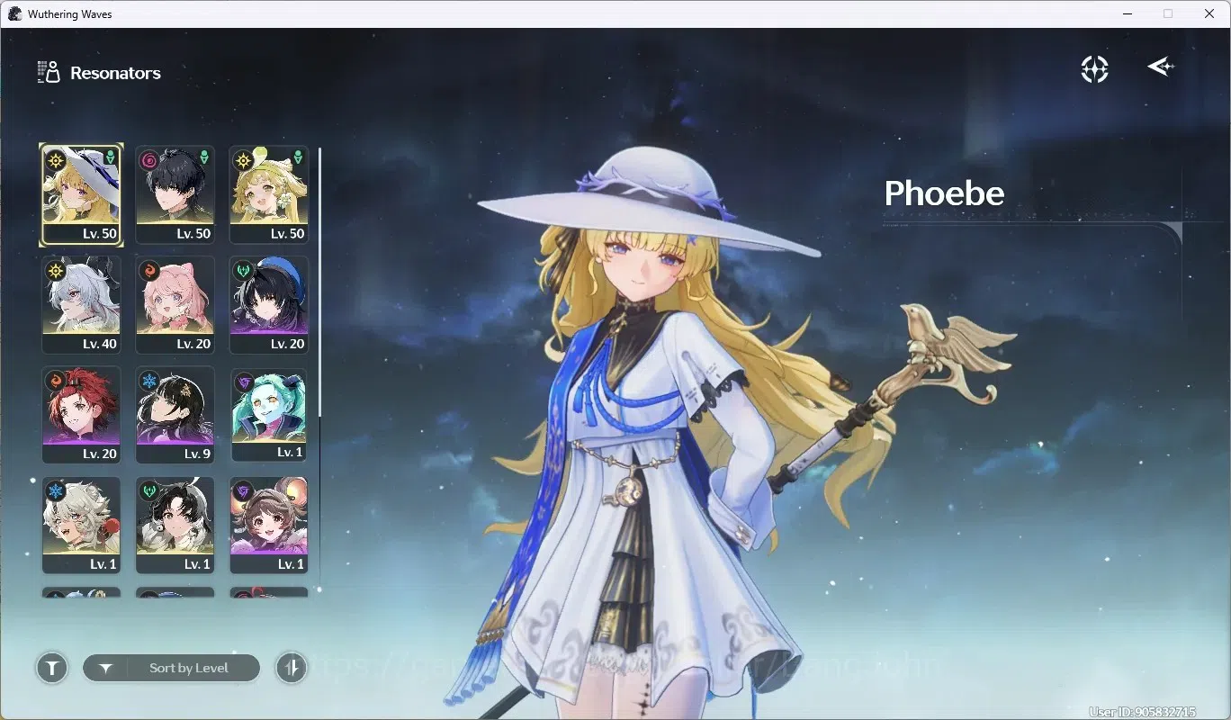 Wuthering Waves Accounts SEA|UL 38|Rank4|3 Char Limited [Phoebe,Zani,Rebecc image 2