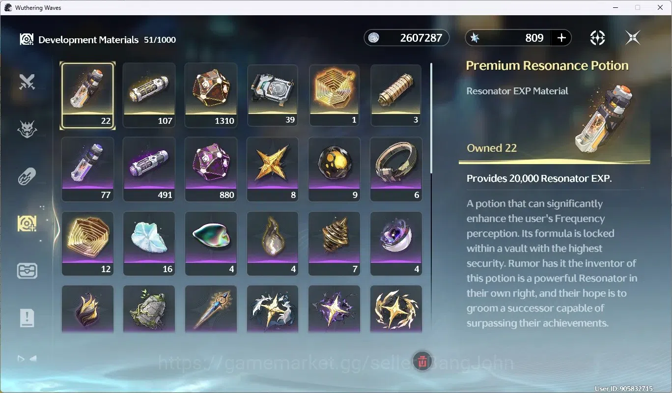 Wuthering Waves Accounts SEA|UL 38|Rank4|3 Char Limited [Phoebe,Zani,Rebecc image 7