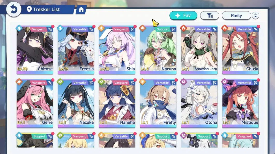 Stella Sora Accounts GLOBAL|Lv 40|12SSR 5Limit(Chitose,Shia,Otoha,Nazuk image 1