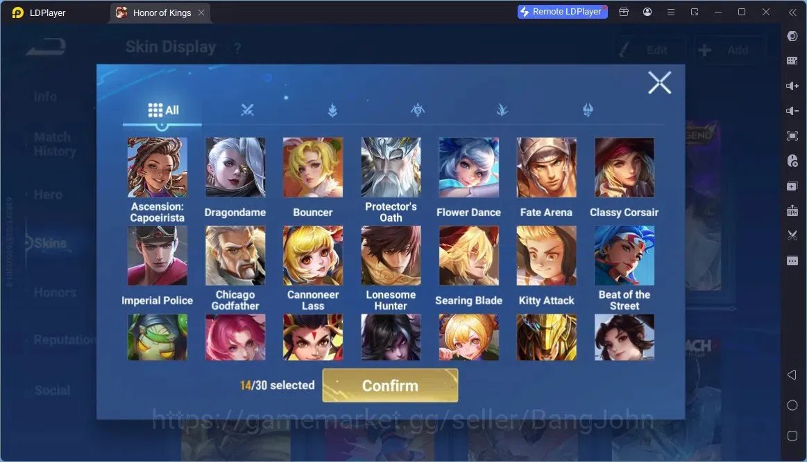 Honor of Kings Accounts Global | 68H 42S|KIC Luna, LNY Da Qiao, Bleach Hou image 11