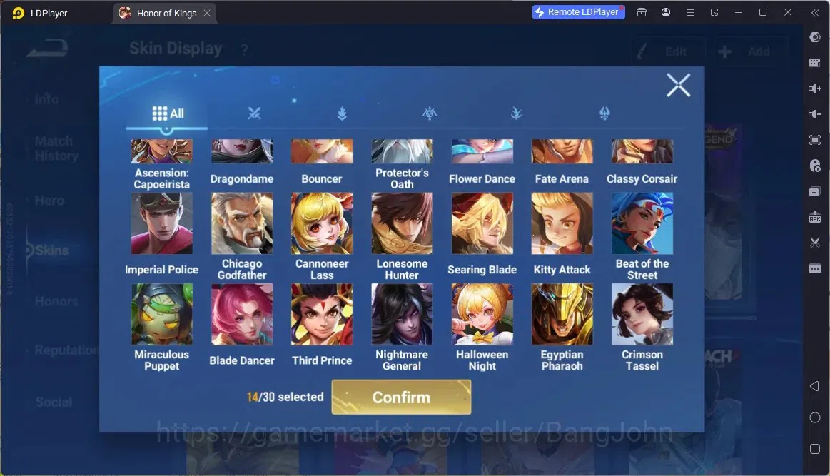 Honor of Kings Accounts Global | 68H 42S|KIC Luna, LNY Da Qiao, Bleach Hou image 12