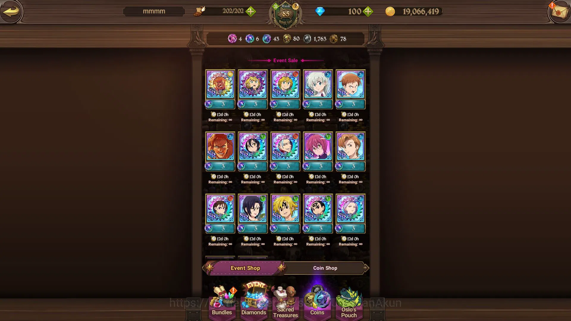 The Seven Deadly Sins: Grand Cross Accounts Global|3,5M CC|1 LR+9 UR+Collab Konosuba|Princess  image 13