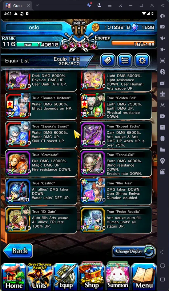 Grand Summoners Accounts GLOBAL | Ascend 19 | Dual Okarun (TW),Touma (Tw),S image 10