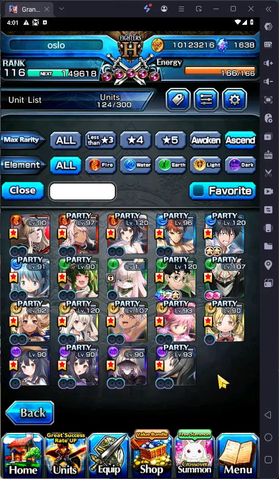 Grand Summoners Accounts GLOBAL | Ascend 19 | Dual Okarun (TW),Touma (Tw),S image 3