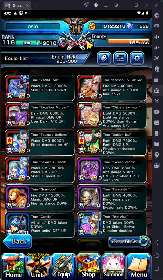 Grand Summoners Accounts GLOBAL | Ascend 19 | Dual Okarun (TW),Touma (Tw),S image 9