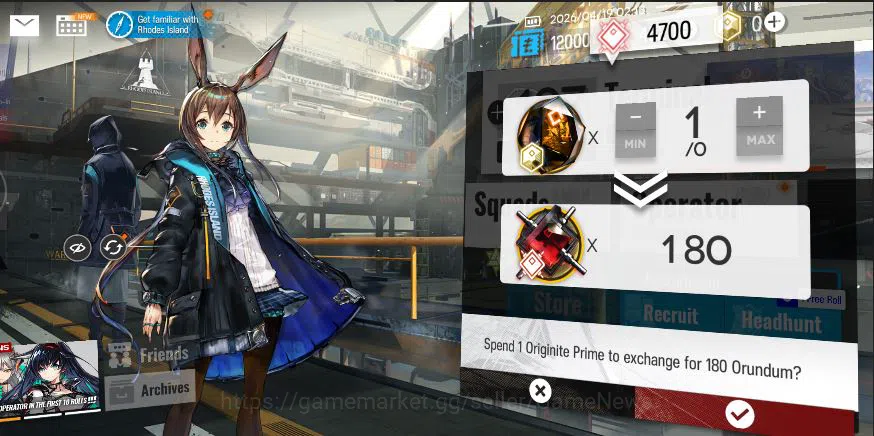 Arknights Accounts Lv 1 | 13 Operator | 4k+ Orundum | 1 Limited | [Si image 5