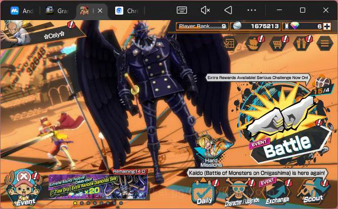 GLOBAL| EX 3| PR 9|BMO Kaido,KS Yamato,MWD Luffy,etc|More Detail Check SS|OPBR279B One Piece Bounty Rush Others GLOBAL| EX 3| PR 9|BMO Kaido,KS Yamato,MWD Luffy,e image 1