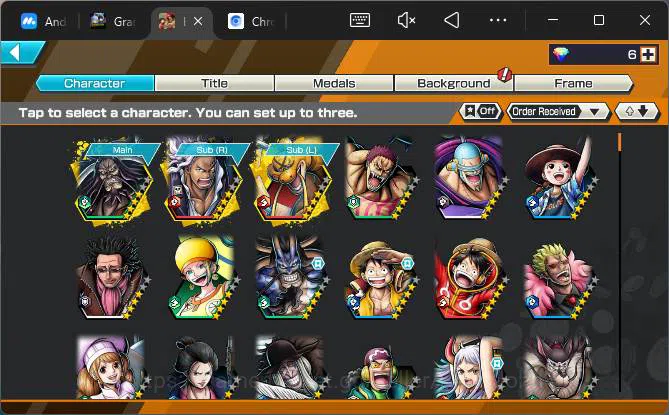 One Piece Bounty Rush Accounts Others GLOBAL| EX 3| PR 9|BMO Kaido,KS Yamato,MWD Luffy,etc|More Detail Check SS|OPBR279B 3