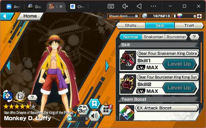 One Piece Bounty Rush Accounts Others GLOBAL| EX 3| PR 9|BMO Kaido,KS Yamato,MWD Luffy,etc|More Detail Check SS|OPBR279B 9