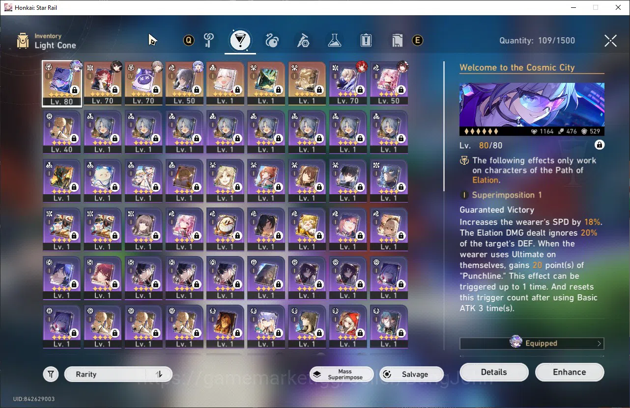 Honkai Star Rail Accounts ASIA | TL 60 | 8 LIMIT | SILVER WOLF999 E4 + SIGN image 7
