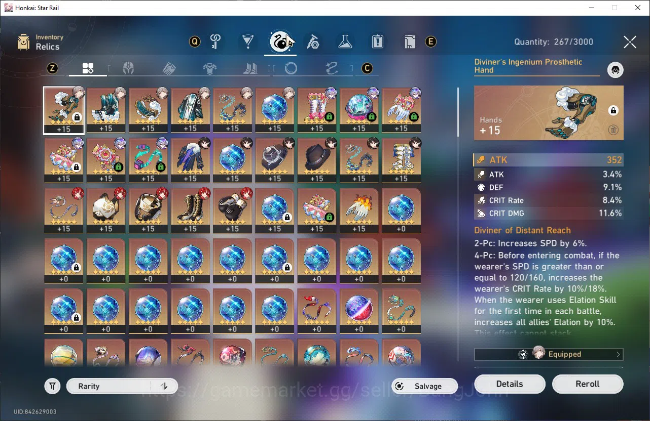 Honkai Star Rail Accounts ASIA | TL 60 | 8 LIMIT | SILVER WOLF999 E4 + SIGN image 9