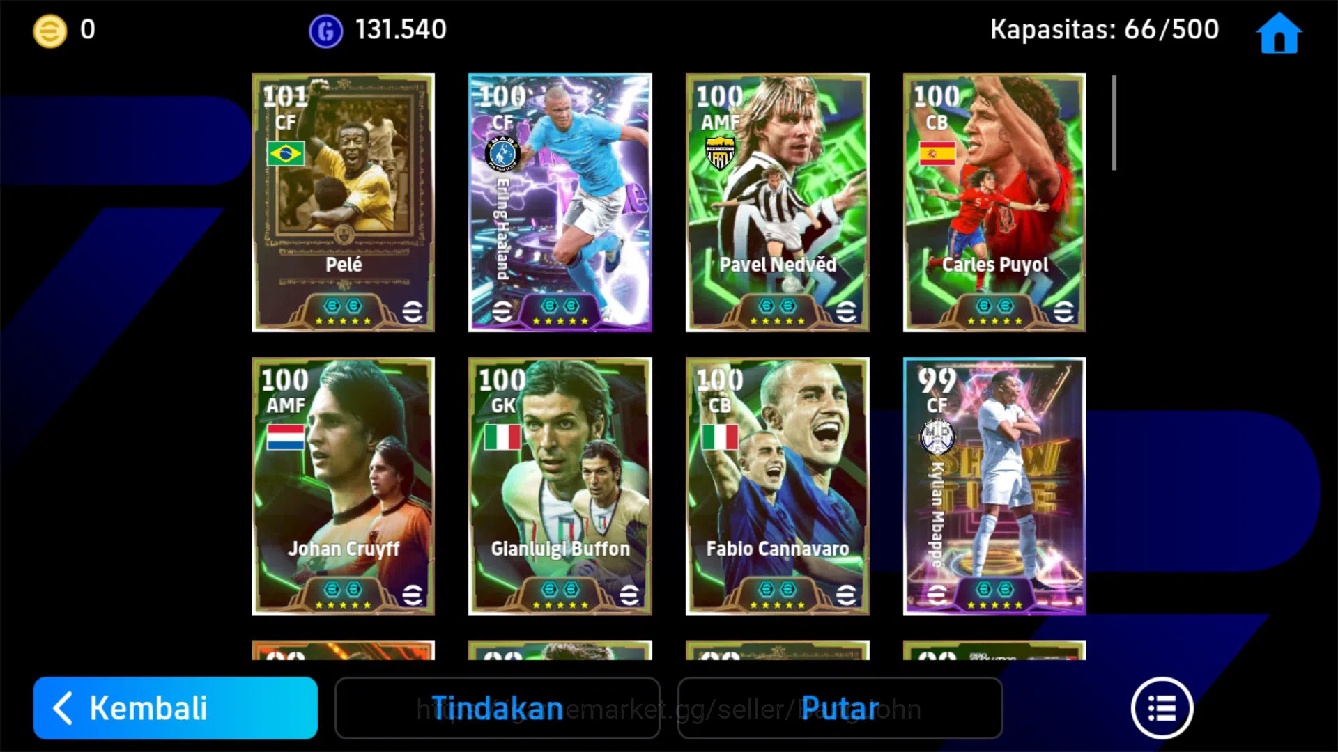 eFootball Accounts Android Power 3270 |Pele Epic db, Mbappe ShowT, De image 6