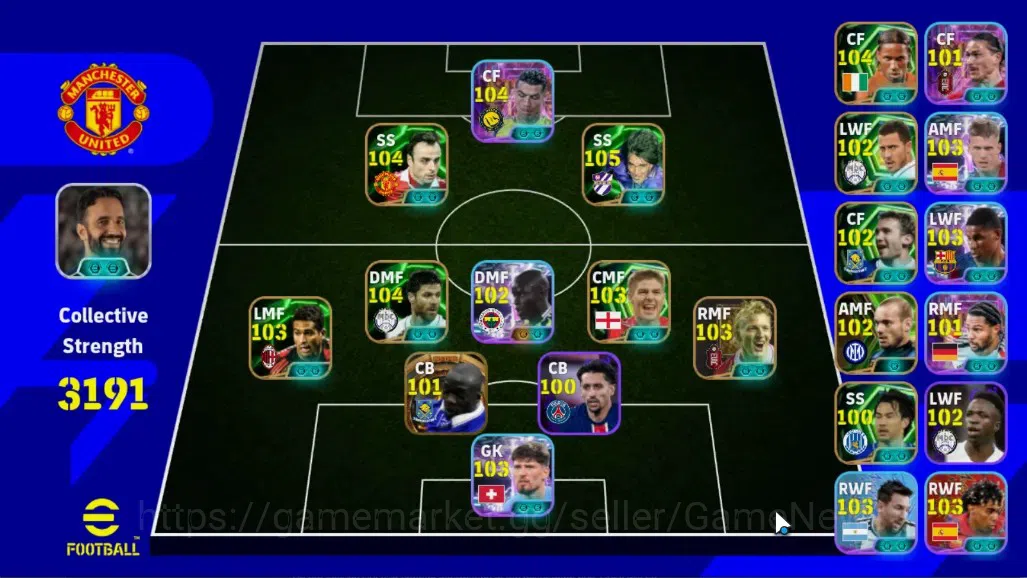 eFootball Accounts Android|BigTime(Claude Makelele)Epic Gabriel batis image 1