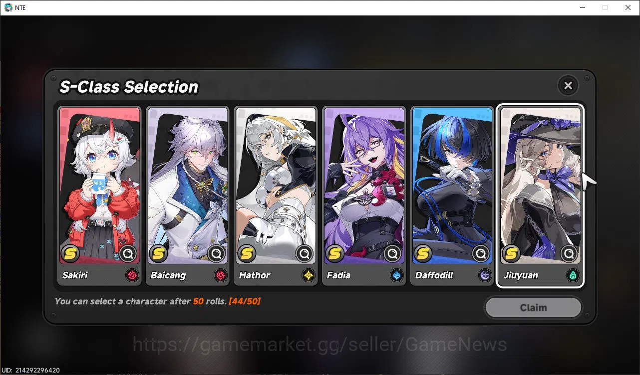 Neverness to Everness Accounts GLOBAL SEA|HL 3| 1 SSR Limited Nanally |5 SR Aurie image 4