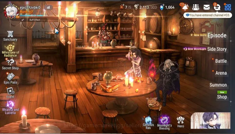 Epic Seven Accounts GLOBAL Unverif|New Era|8 ML(Rhiana&Luciel,LOT Scal image 2