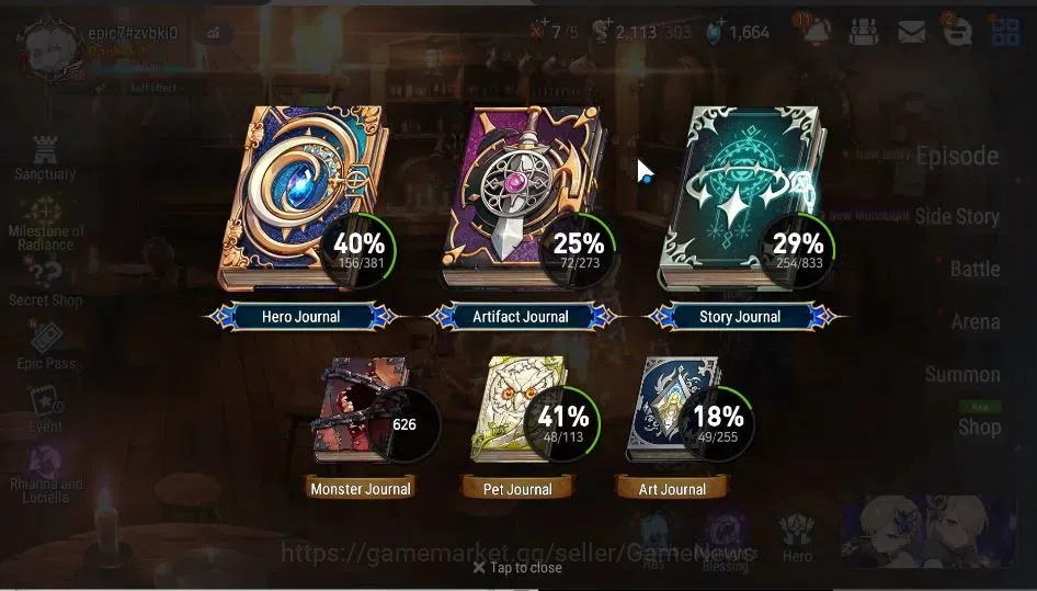 Epic Seven Accounts GLOBAL Unverif|New Era|8 ML(Rhiana&Luciel,LOT Scal image 4