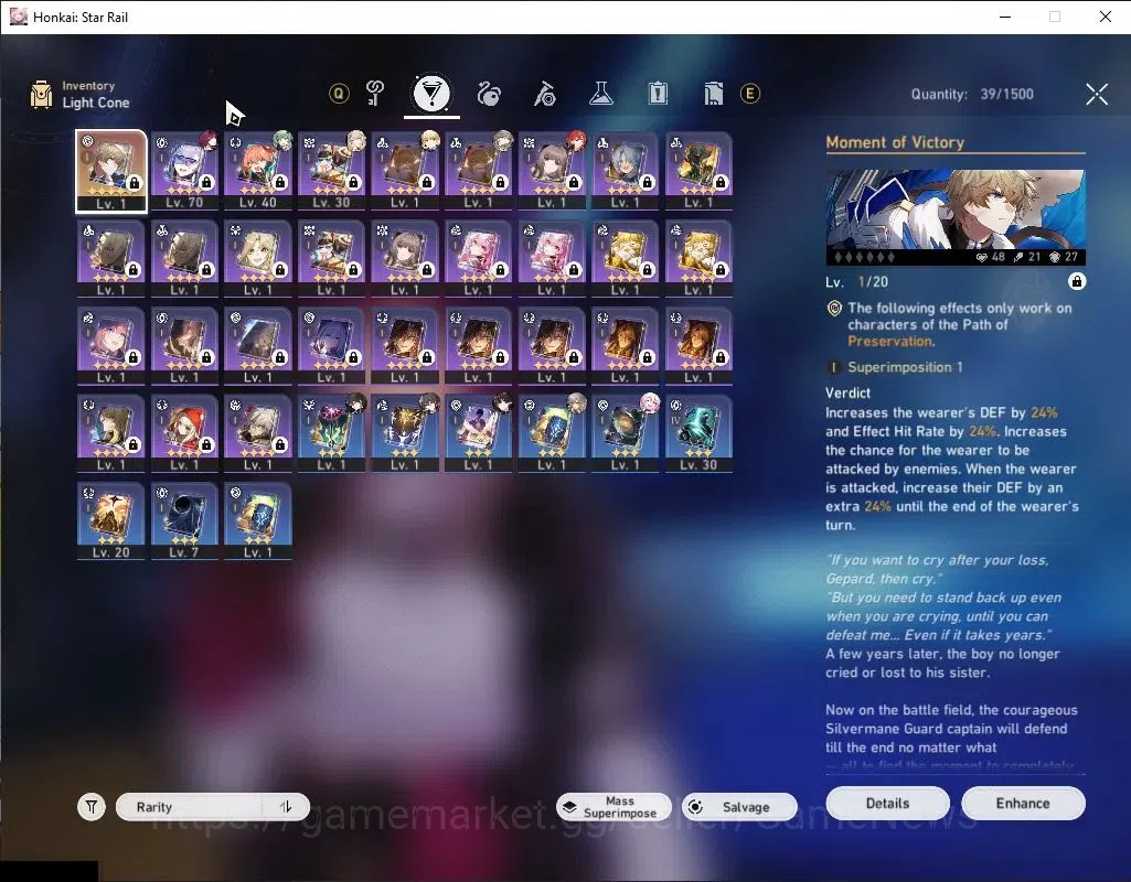 Honkai Star Rail Accounts Asia|TL 51|6 Limited|Kafka,Huohuo,Ruan Mei,Silver  image 6