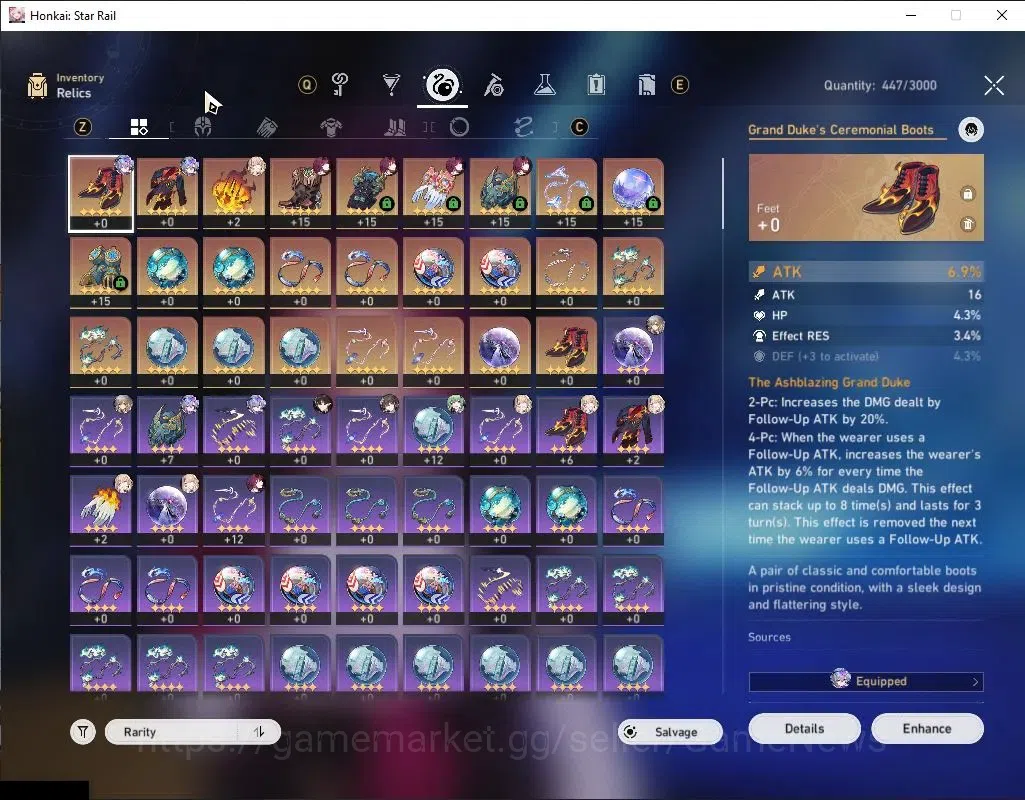 Honkai Star Rail Accounts Asia|TL 51|6 Limited|Kafka,Huohuo,Ruan Mei,Silver  image 8