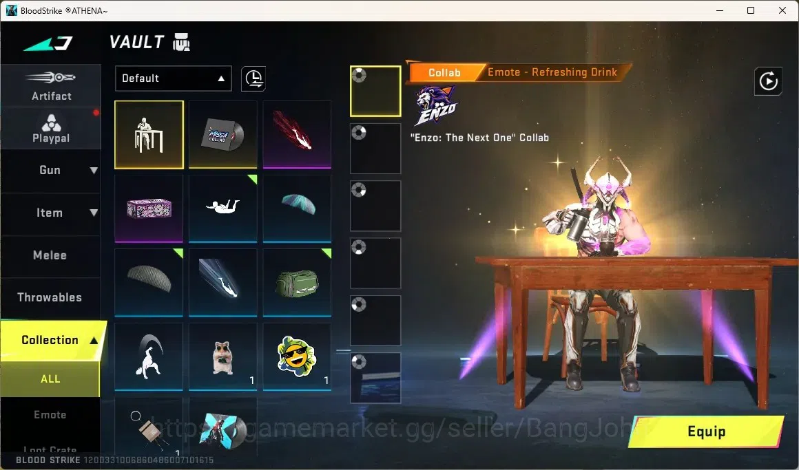 Blood Strike Accounts Rare Skin ASIA | 1 Ultra Striker ZERO - Nullifier|2 Legendary: M4A1-Venom,MCX-Radiance | 1 Collab 5