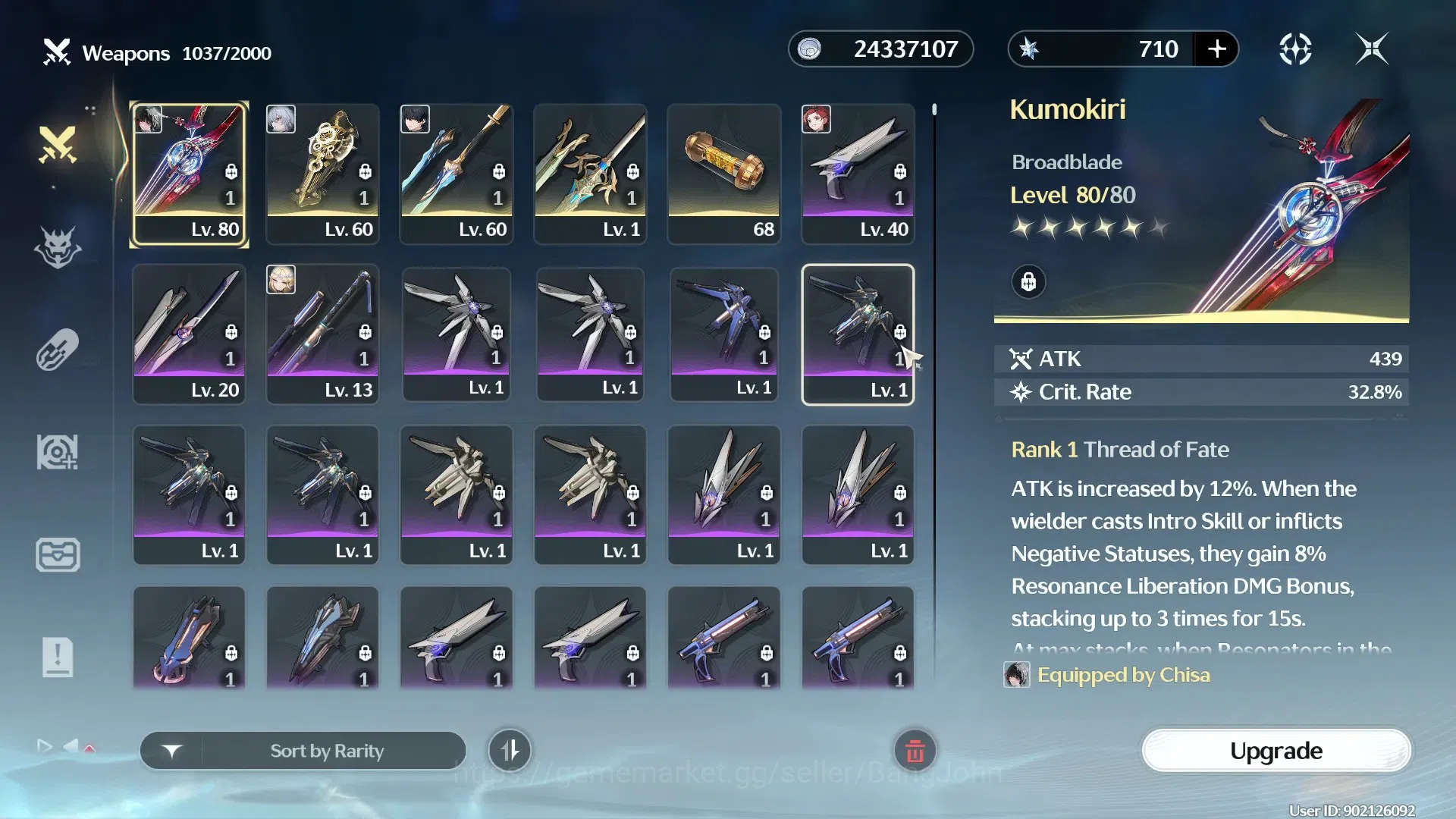 Wuthering Waves Accounts SEA | UL 55| 5 Limit +2 Sign|Limit  (Hiyuki,Chisa  image 4