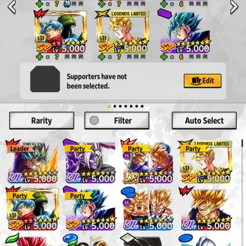 Dragon Ball Legends Accounts High-End Android|Lv.151|29.9M Total Power|919 CC|3 LR|4 UL|UL SSGSS Vegito,Fusion Zamasu,Etc|LR