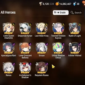 Epic Seven Accounts Limited Hero Global UnVerif|Mor22|13 ML(Empyrean Ilynav,LC Bellona,Ruele