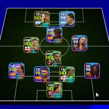 eFootball Accounts Legends & Iconic Players Android|Epic Gennaro Gattuso,S.Aguero,Gerrard,Rio Ferdinand,David Seaman|5 Show