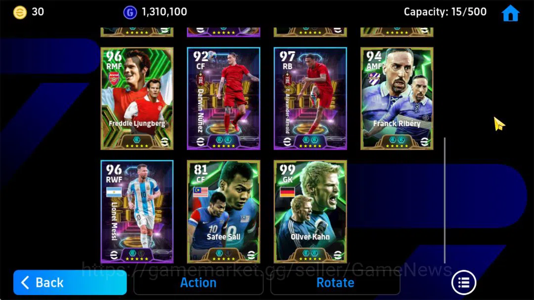 eFootball Accounts Mobile|Serginho EdgedCrossing,L Messi,Bobeto,Raul, image 5