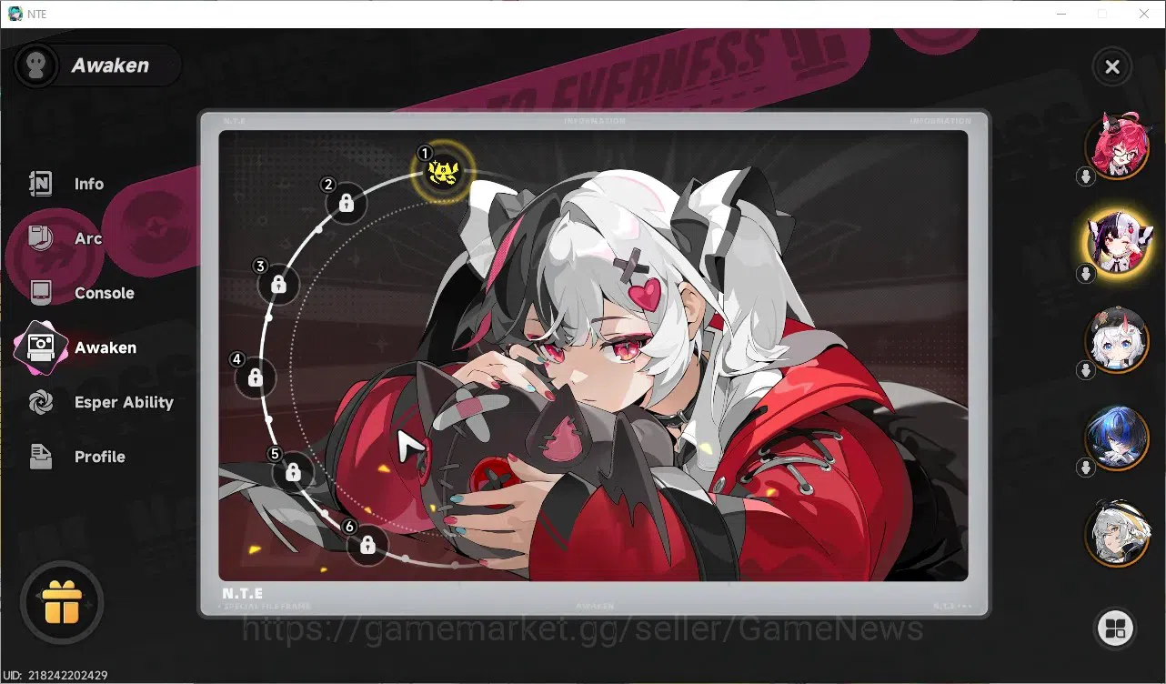 Neverness to Everness Accounts GLOBAL SEA|HL 32|TL 23|8K Annulith,1M Fons|7 SSR 2 image 4