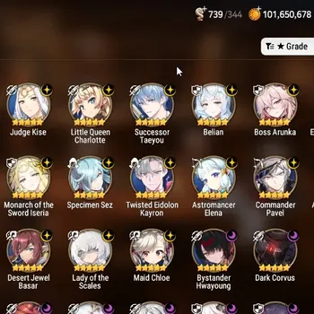 Epic Seven Accounts High-End Global UnVerif|36 ML(RnL 303 SPD,Lot Scales,BArunka,Zio,Harsetti,Salome