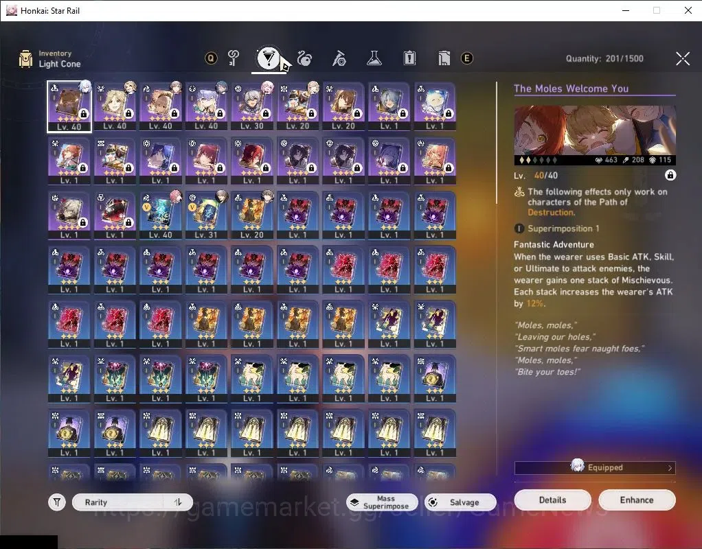 Honkai Star Rail Accounts Asia|TL 30|1 Golden Companion|3 Limited| Mortenax  image 5