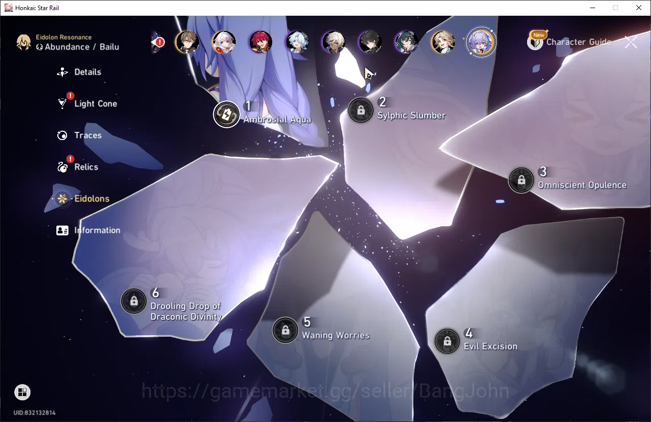 Honkai Star Rail Accounts [ASIA] TL70 | 22 Ltd | 17 LC | Prime Team: Anaxa + image 12