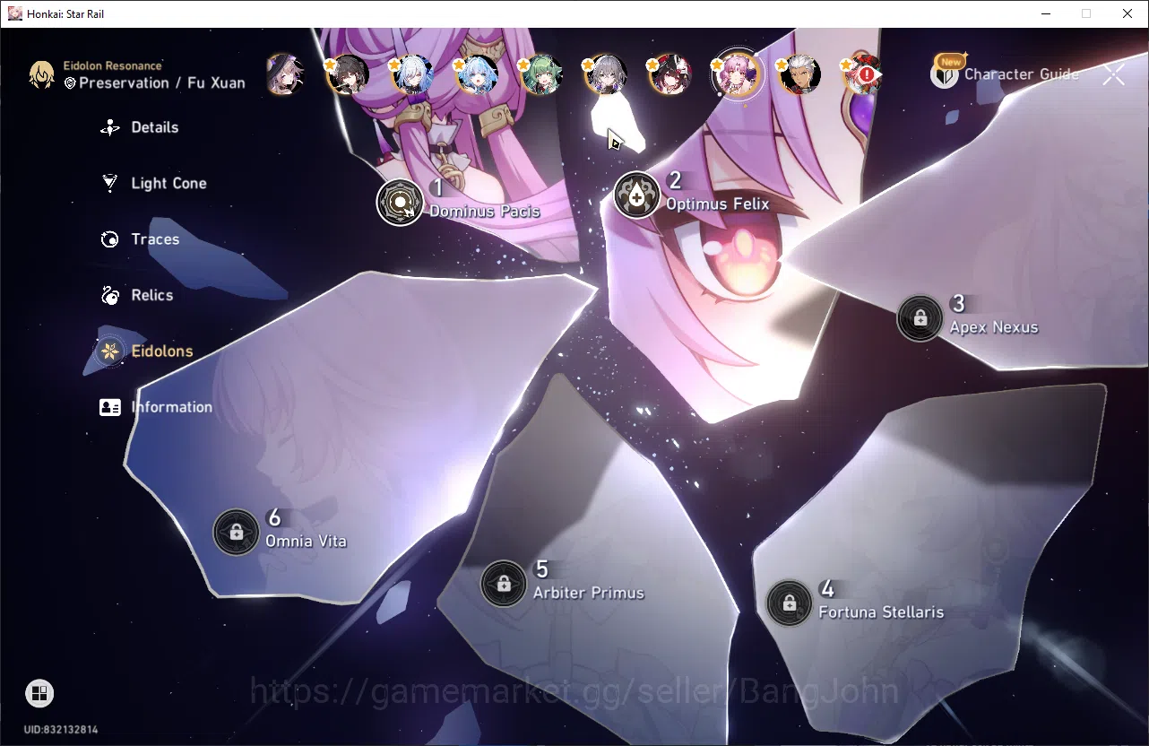 Honkai Star Rail Accounts [ASIA] TL70 | 22 Ltd | 17 LC | Prime Team: Anaxa + image 14