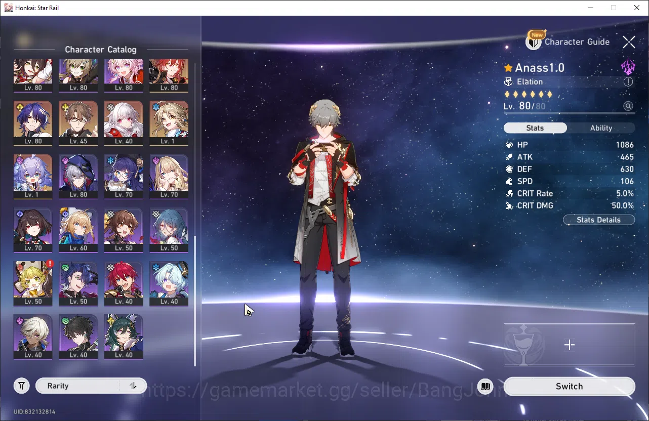 Honkai Star Rail Accounts [ASIA] TL70 | 22 Ltd | 17 LC | Prime Team: Anaxa + image 18