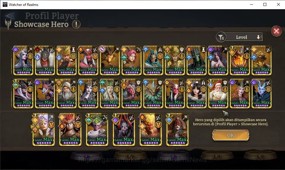 Watcher of Realms Accounts GLOBAL 50x|10,5M Power|16 Lord[IngridA5,PraetusA1, image 10
