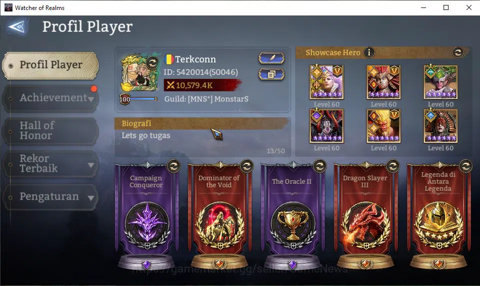 Watcher of Realms Accounts GLOBAL 50x|10,5M Power|16 Lord[IngridA5,PraetusA1, image 2