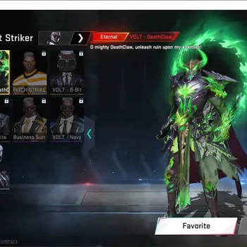 Blood Strike Accounts Starter ASIA Starter|1 ETERNAL Striker Skin: VOLT-DeathClaw | 1 Epic Rename Card|Check