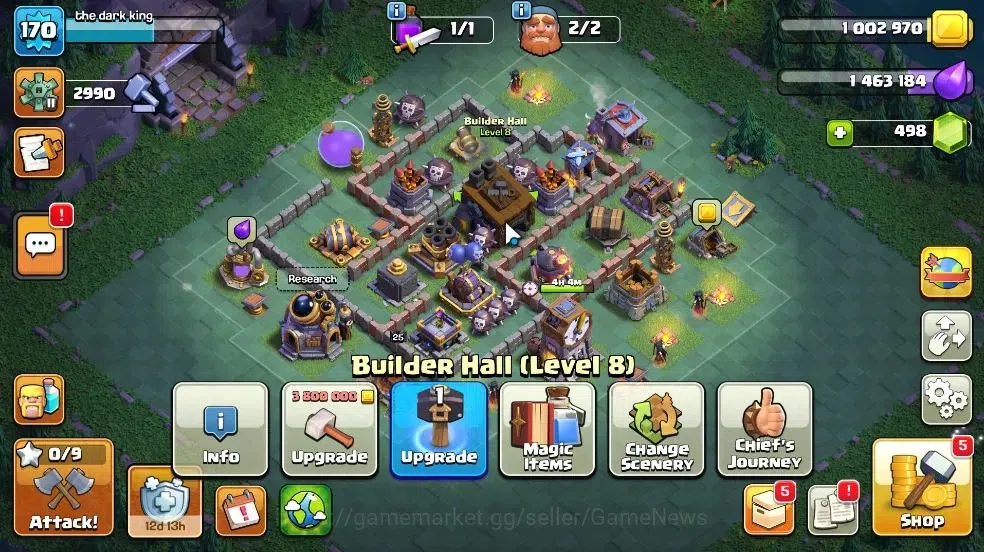 Clash of Clans Accounts LV 170|TH 13 - BH 8|HH 7|Limited Skin|BK 67,AQ 70, image 13