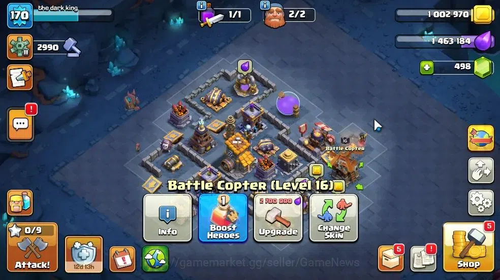 Clash of Clans Accounts LV 170|TH 13 - BH 8|HH 7|Limited Skin|BK 67,AQ 70, image 15