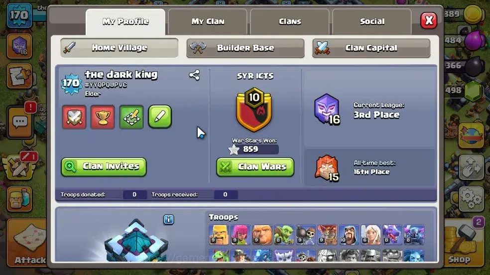 Clash of Clans Accounts LV 170|TH 13 - BH 8|HH 7|Limited Skin|BK 67,AQ 70, image 2