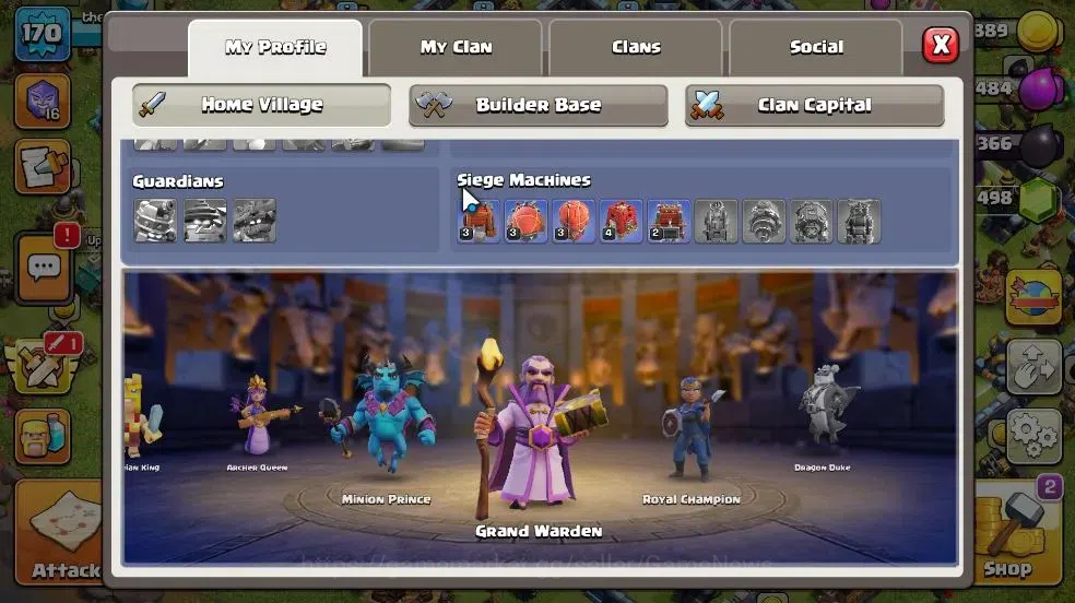 Clash of Clans Accounts LV 170|TH 13 - BH 8|HH 7|Limited Skin|BK 67,AQ 70, image 4