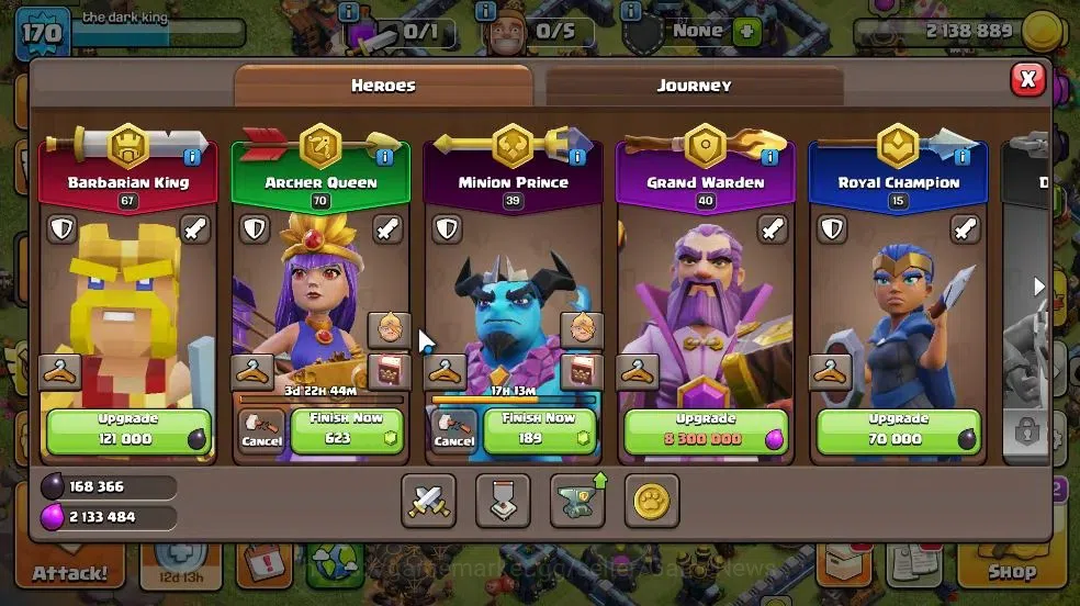 Clash of Clans Accounts LV 170|TH 13 - BH 8|HH 7|Limited Skin|BK 67,AQ 70, image 8