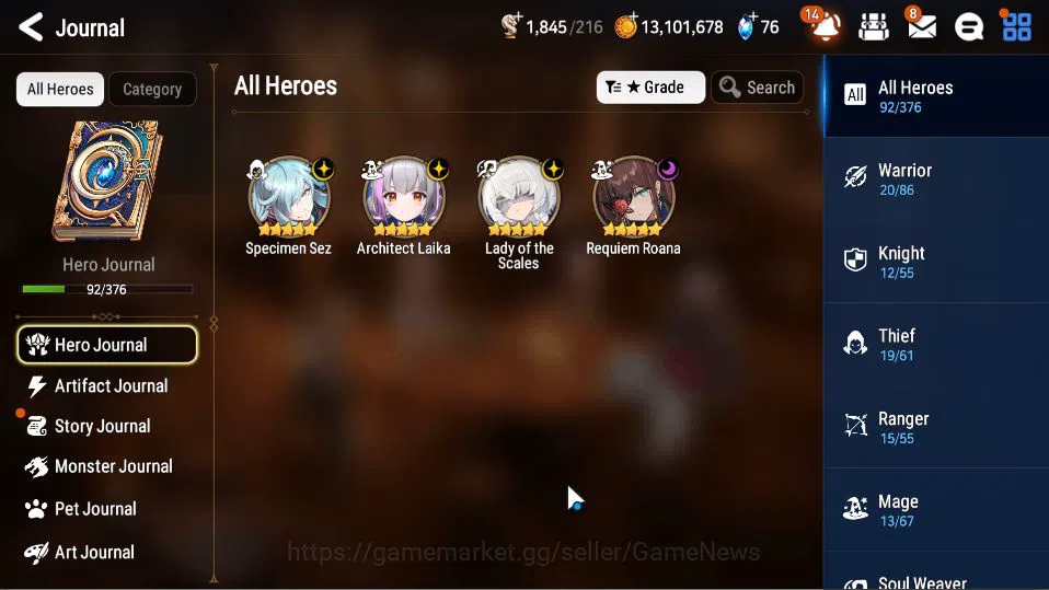 Epic Seven Accounts GLOBAL Unverif|New Era|4 ML(LOT Scales, ,SSEz, ALa image 16