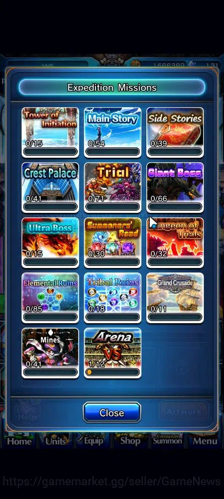 Grand Summoners Accounts Global|Rank 1|Starter|13 Ascend|InumutaTW,Sayaka,S image 11