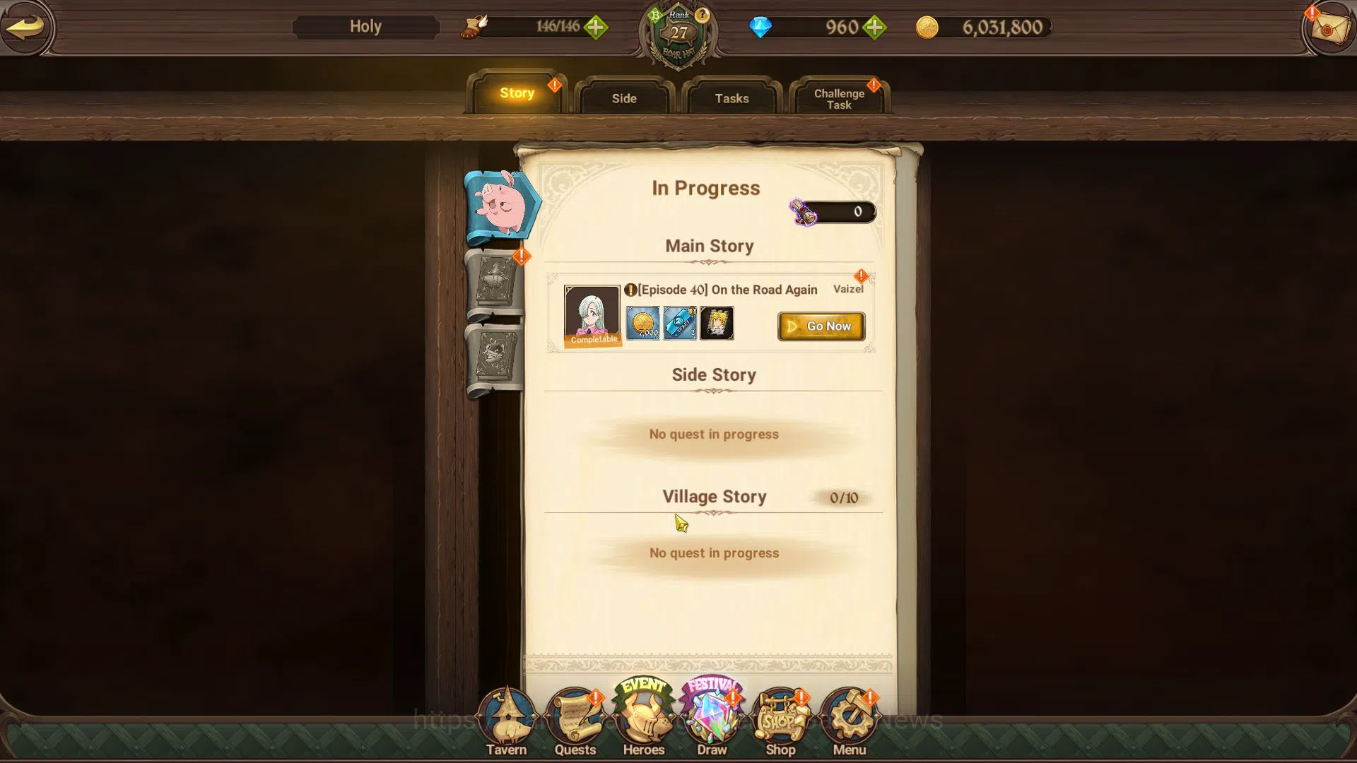 The Seven Deadly Sins: Grand Cross Accounts Asia|969K CC|Starter Ch4|960 DM|1 UR+Collab Fire F image 2