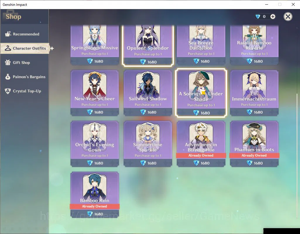 Genshin Impact Accounts ASIA|AR 59|10Limited+6(*5Weapon)|(Raiden,Xiao)+Sig image 7