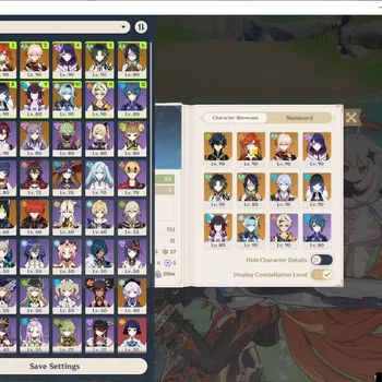 Genshin Impact End Game ASIA|AR 59|10Limited+6(*5Weapon)|(Raiden,Xiao)+Sig image 1