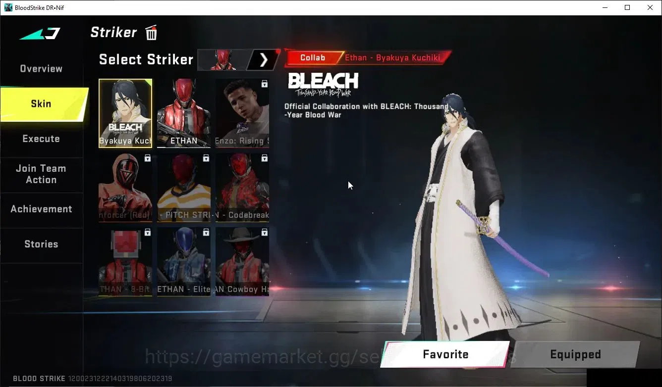 Blood Strike Accounts ASIA|1 ULTRA Volt-Over Lord+Collab BLEACH Byakuya| image 3